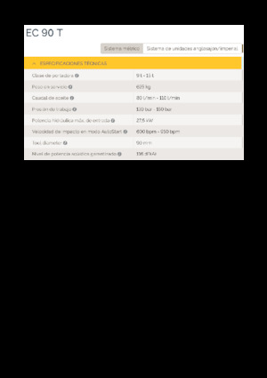 Hidraulikus törők Epiroc EC 90 T