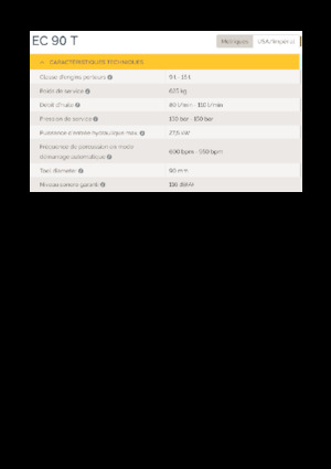 Hidraulikus törők Epiroc EC 90 T