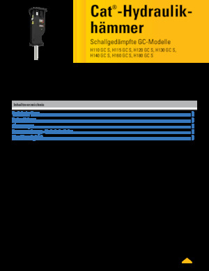 Hidraulikus törők Caterpillar H140GC S 