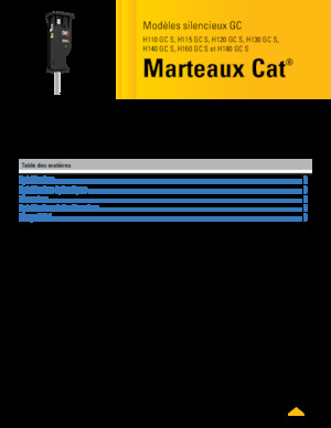 Hidraulikus törők Caterpillar H140GC S 