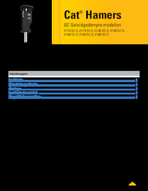 Hidraulikus törők Caterpillar H140GC S 