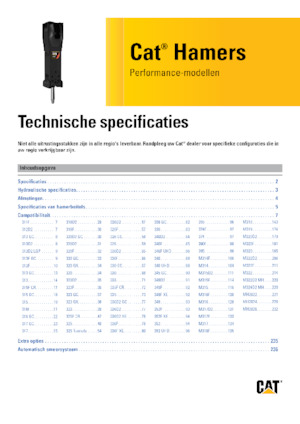 Hidraulikus törők Caterpillar H120 S