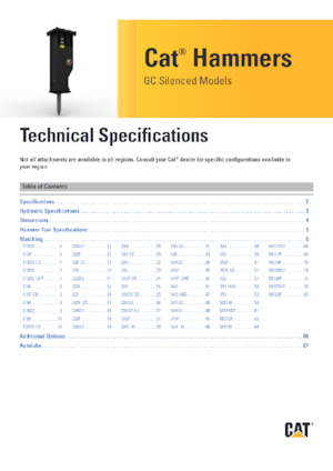 Hidraulikus törők Caterpillar H140GC S 