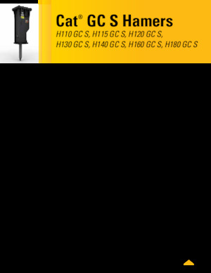 Hidraulikus törők Caterpillar H140GC S 