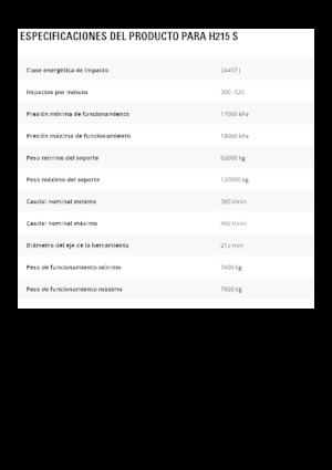 Hidraulikus törők Caterpillar H215 S