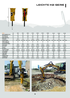 Hidraulikus törők OSA Demolition Equipment HB 1500