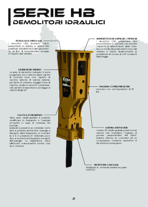 Hidraulikus törők OSA Demolition Equipment HB 8000