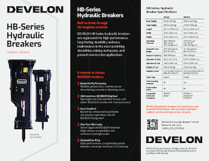 Hidraulikus törők Develon HB15FH