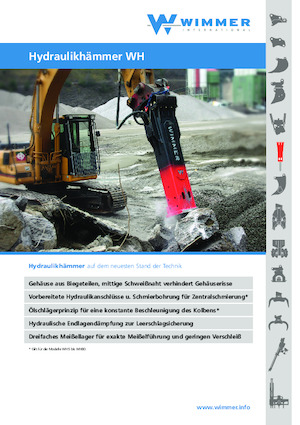 Hidraulikus törők WIMMER WH 10
