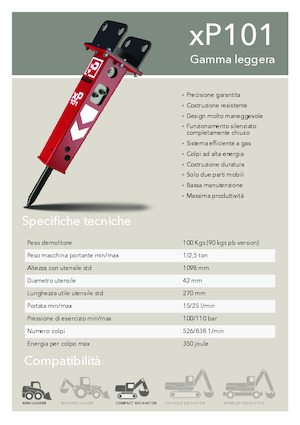 Hidraulikus törők Promove xP 101