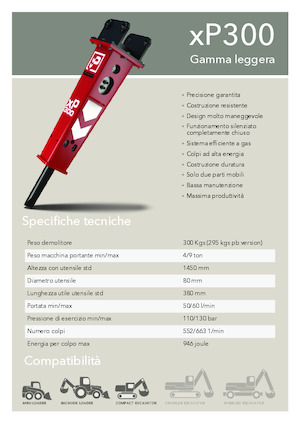 Hidraulikus törők Promove xP 300