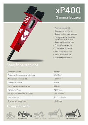 Hidraulikus törők Promove xP 400