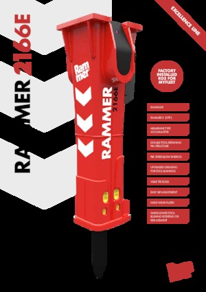 Hidraulikus törők Rammer 2166E