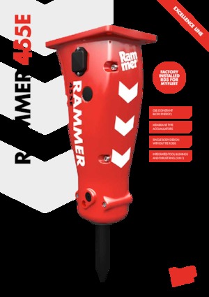 Hidraulikus törők Rammer 455E