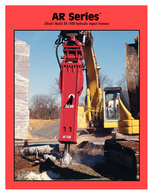 Hidraulikus törők Allied AR 140 B