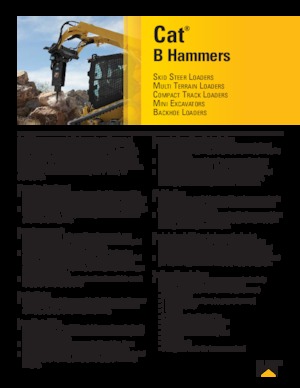 Hidraulikus törők Caterpillar B6