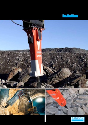 Hidraulikus törők Sandvik BR 825