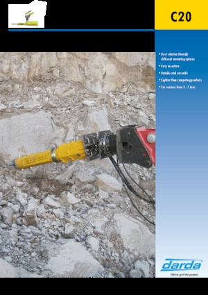 Hidraulikus törők Darda C20 V