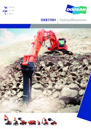 Hidraulikus törők Doosan DXB170H
