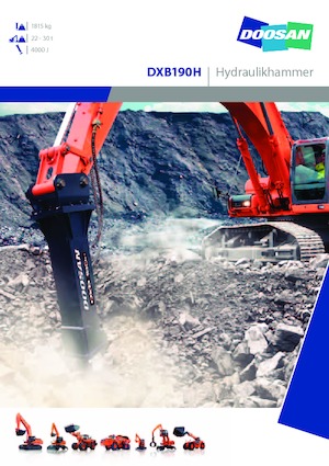 Hidraulikus törők Doosan DXB190H