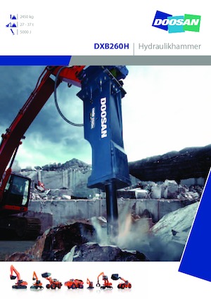 Hidraulikus törők Doosan DXB260H