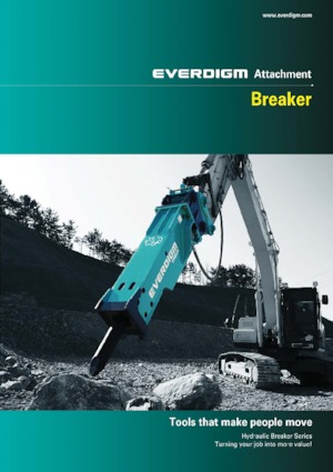 Hidraulikus törők Everdigm EHB03