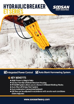 Hidraulikus törők Soosan ET200 