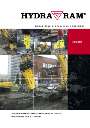 Hidraulikus törők Hydra Ram FX-340