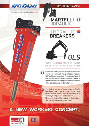 Hidraulikus törők Rotair OLS 95