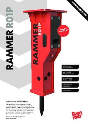 Hidraulikus törők Rammer R01P