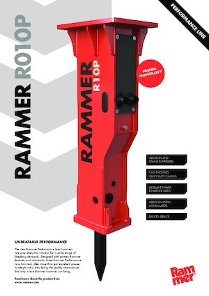Hidraulikus törők Rammer R10P