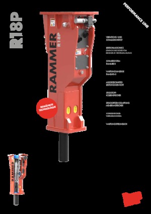 Hidraulikus törők Rammer R18P