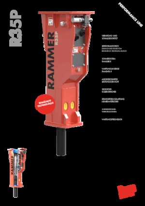Hidraulikus törők Rammer R35P