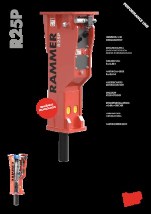 Hidraulikus törők Rammer R45P