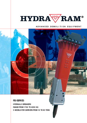 Hidraulikus törők Hydra Ram RS 27