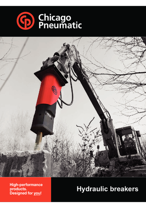 Hidraulikus törők Chicago Pneumatic RX25