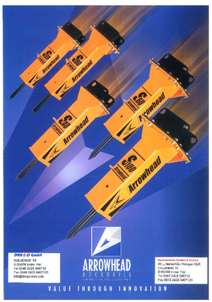 Hidraulikus törők Arrowhead S 50