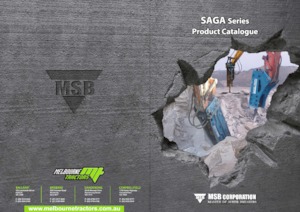 Hidraulikus törők MSB SAGA 50H