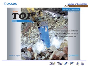 Hidraulikus törők Okada TOP203B 