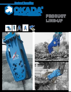 Hidraulikus törők Okada TOP300 