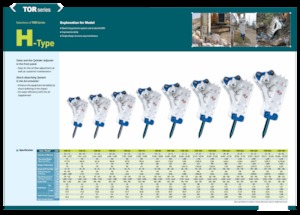Hidraulikus törők Komac TOR 70H