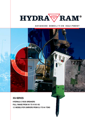 Hidraulikus törők Hydra Ram XG 70 S