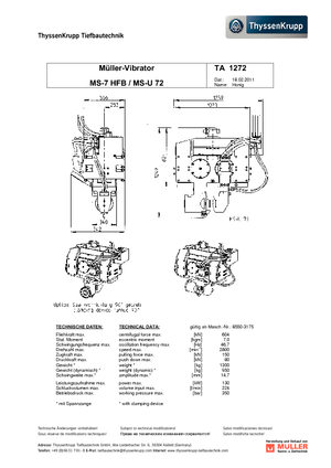 Hidraulikus megfogók Müller MS-U 72