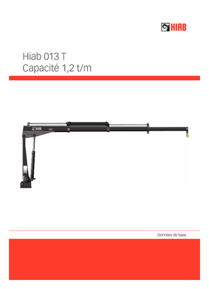 Elektromos rakodódaruk Hiab 013 T-1 PTO