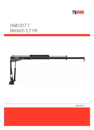 Elektromos rakodódaruk Hiab 017 T-1 PTO