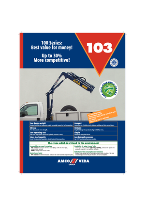 Hidraulikus rakodódaruk Amco Veba 103-3 S