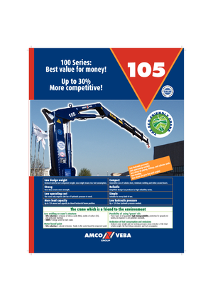 Hidraulikus rakodódaruk Amco Veba 105-3 S