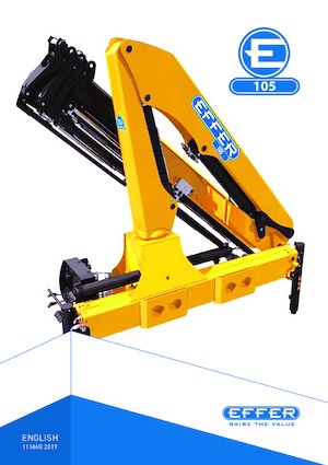 Hidraulikus rakodódaruk Effer 105 3S