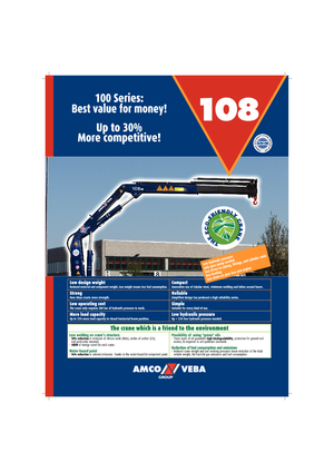 Hidraulikus rakodódaruk Amco Veba 108-1 S