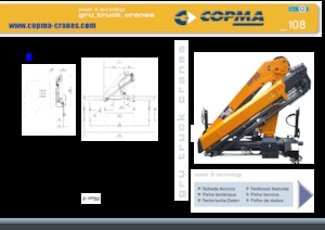 Hidraulikus rakodódaruk COPMA 2000 108.4sc